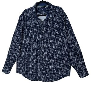 Society Of Threads Shirt Mens XXL 2XL Floral Long Sleeve Button Up Regular Fit